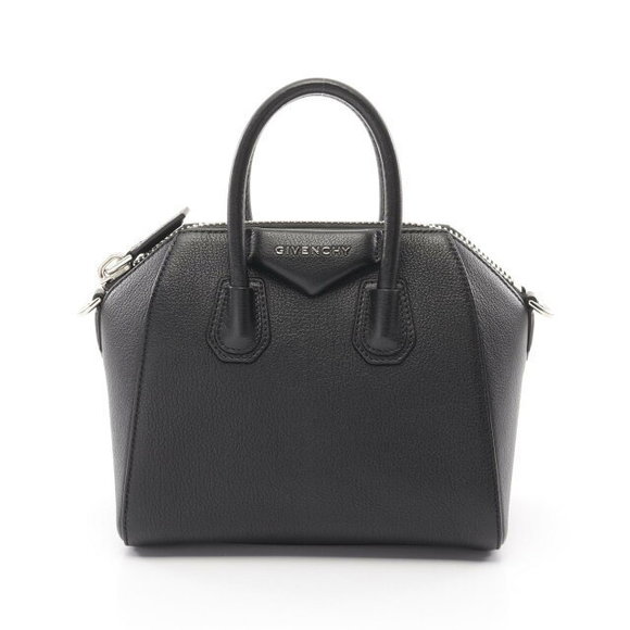 Givenchy Antigona Handbag Leather Black - Picture 1 of 7